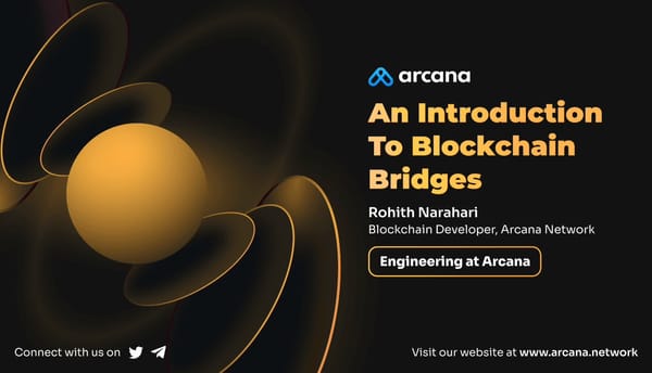 An Introduction to Blockchain Bridges